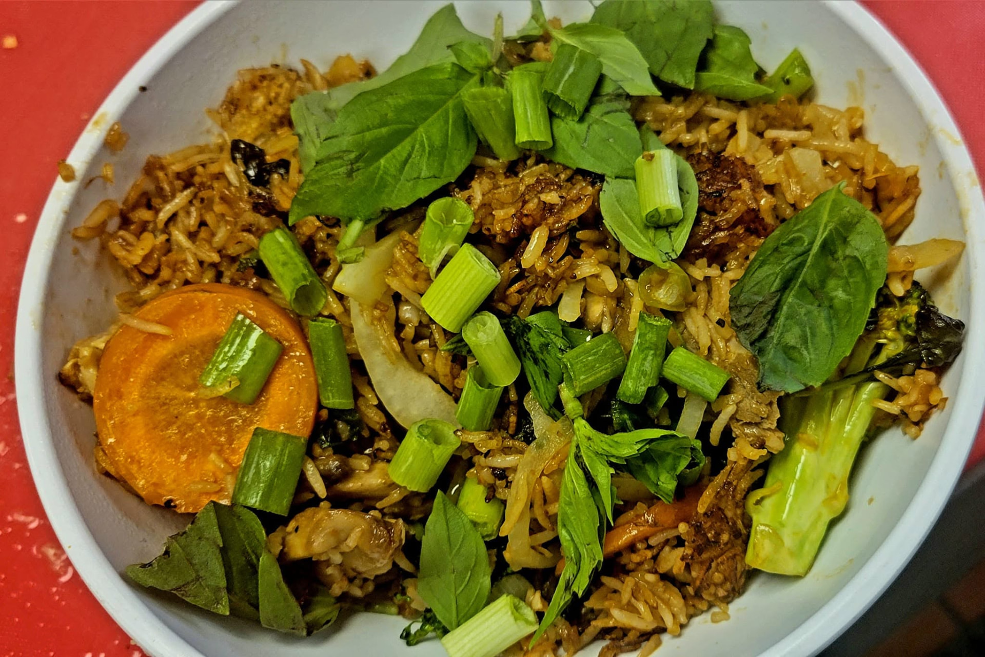 THAI
BASIL FRIED RICE